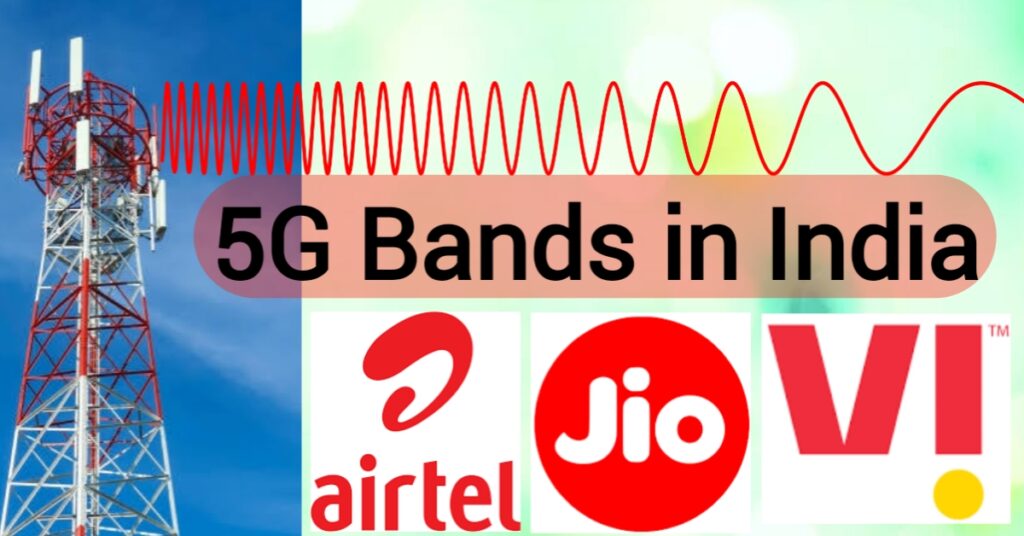 List of 5G Band in India offered by Jio, Airtel